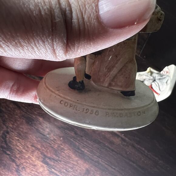 (3) P.W. Baston Sebastian Miniatures Figures Uncle Sam Betsy Ross Pilgrims - Picture 9 of 11